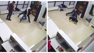 В Подмосковье кавказцы пытались похитить товар, а потом жестоко избили полицейского, который хотел их остановить