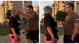 "Он хотел зарезать ножом мою собаку"