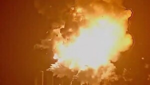В Техасе зрелищно взорвалась ракета SpaceX