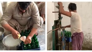 Подпольное производство газированных напитков в Пакистане