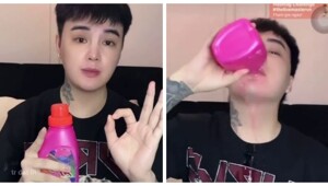Вьетнамский тиктокер ради хайпа залпом выпил чистящее средство перед тысячами зрителей