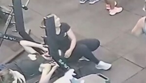 Ягодичный фейл в спортзале