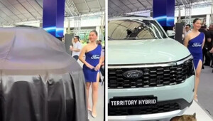 На Филиппинах во время представления нового Ford звездой мероприятия внезапно стала кошка