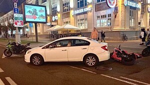 ДТП в Минске с мото "Охотник на мотоциклисток"