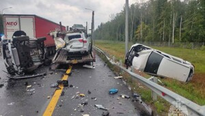 Цистерна со сжиженной углекислотой взорвалась в результате ДТП под Арзамасом