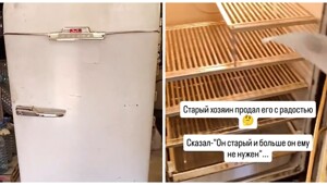 Холодильник "ЗиЛ" после реставрации