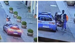 Мигрант пожалел, что ударил полицейскую машину