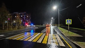 ДТП в Надыме "Оставил только зонтик"