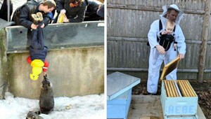 20+ пап, которые ведут себя как-то по-настоящему необычно, но детям это очень нравится!