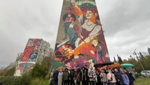 В Ковдоре открыли арт-объект «Северный триптих»