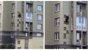 Петербуржец полез на седьмой этаж по фасаду, чтобы помириться с девушкой