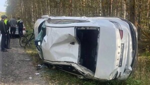 Первое ДТП из-за заклинившего руля Lada Vesta