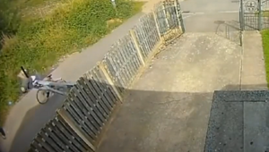 Не&nbsp;заметили шлагбаум
