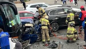 ДТП автобуса и легковушки в Ижевске