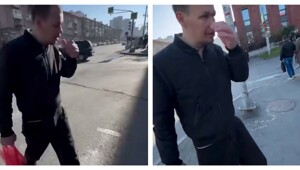 Мужчина с "фонарём" отшил приставучую девушку