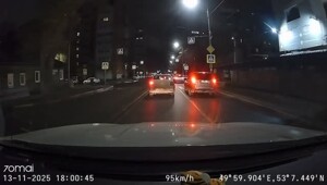 Наглядное пособие, как не нужно переходить пешеходный переход