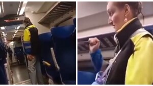 Агрессивную женщину отправили в нокаут чемоданом