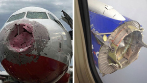 Кадры, сделанные после приземления самолетов: лучше этого не видеть