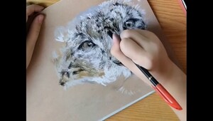 Рисунок мелками