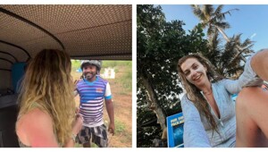 Улыбчивый извращенец пристал к туристке на Шри-Ланке