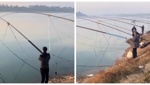 Рыбалка как артиллерия: необычная техника берегового лова в Сиане