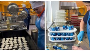 Обычный день в школьной столовой: завтрак и обед для 2000 учеников