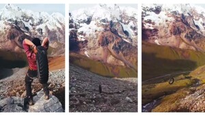 Эпичный спуск покрышки с горы