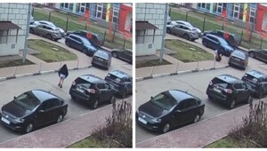 В Подмосковье «Чудо-женщина» разнесла крышкой канализационного люка машину