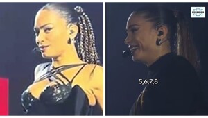 Фанат на концерте Elodie задал ритм всему залу