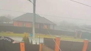 Момент взрыва газа в доме под Белгородом попал на видео