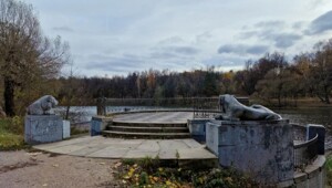 Львы вернулись в московскую усадьбу Кузьминки. Фото до/после реставрации