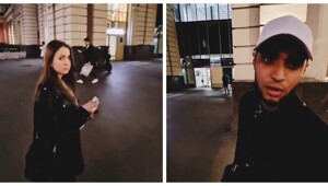 Мужчина вмешался, когда мошенник попытался обмануть девушку