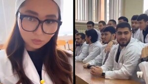 Студентка-медик показала аудиторию первого курса