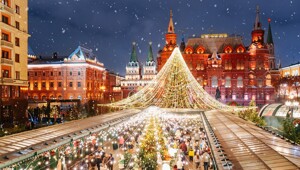Самые красивые новогодние места в Москве