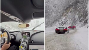 Глава Bugatti показал, как гиперкар за 4 миллиона долларов испытывают снежной кашей