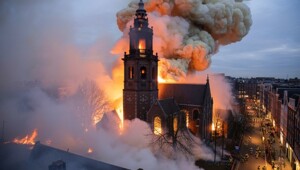 Прощай, шпиль: как один залп превратил церковь в руины