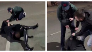 Бородач отправил девушку в нокдаун за отказ познакомиться