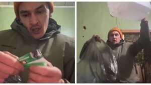 Мужчина возмущён: мусорные мешки на 60 литров оказались слишком малы