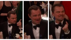 Видео с Леонардо Ди Каприо вновь разбирают на мемы