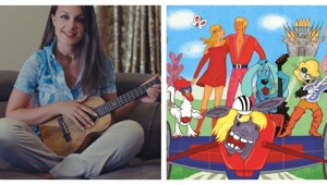 Музыкальная пауза с миловидной девушкой