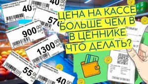 Ценник дешевле, а на кассе пробили дороже: что делать покупателю