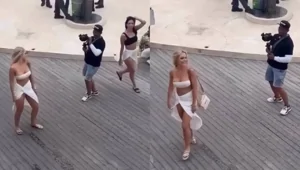 Уличная фотосессия закончилась испорченным завтраком