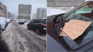 Неприятный сюрприз на лобовом стекле