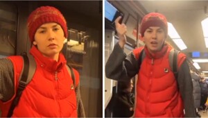 Диалог в метро: пассажирка отреагировала на съёмку