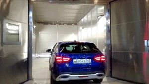 Появилось видео с испытаний обновлённой Lada Vesta в климатической камере