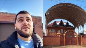 В Краснодаре заметили необычный трёхэтажный навес над частным домом