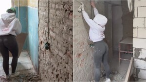 Демонтаж стен, который завораживает