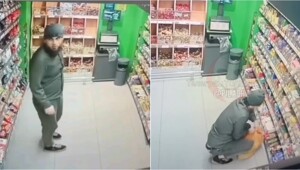 В Москве бородач вынес товары из магазина, проигнорировав кассу