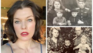 Мила Йовович выложила в сеть фото своих бабушек и дедушек, боровшихся с фашизмом