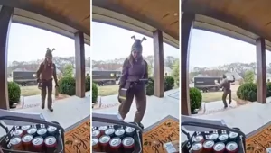 Напитки для курьера и её реакция